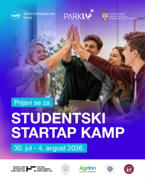 Отворене пријаве за ParkUP 2026