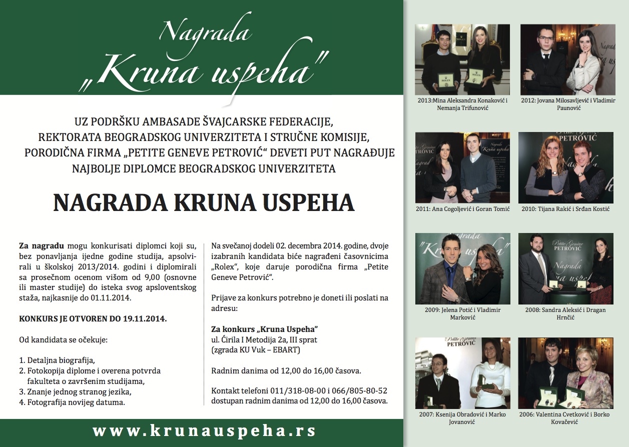 Kruna Uspeha 2014